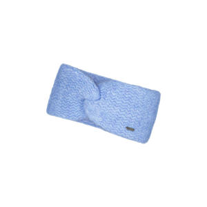 gebreide hoofdband blauw