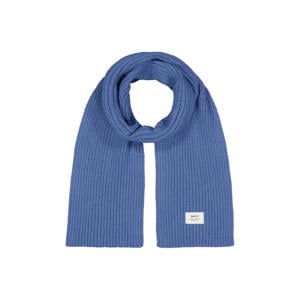 gebreide sjaal blauw