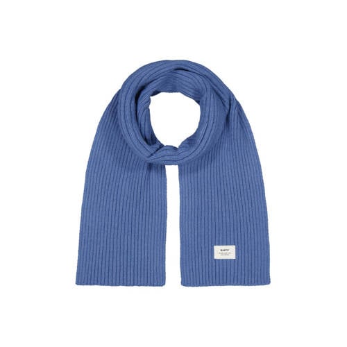 Barts gebreide sjaal blauw afbeelding