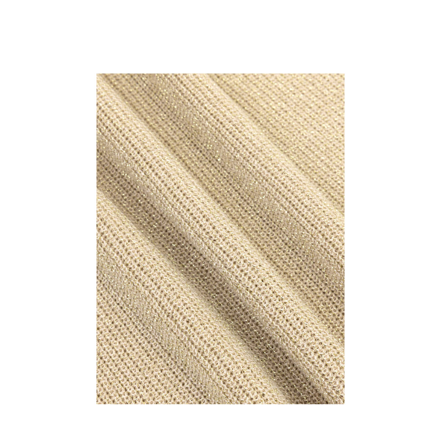 Ydence top beige met lurex