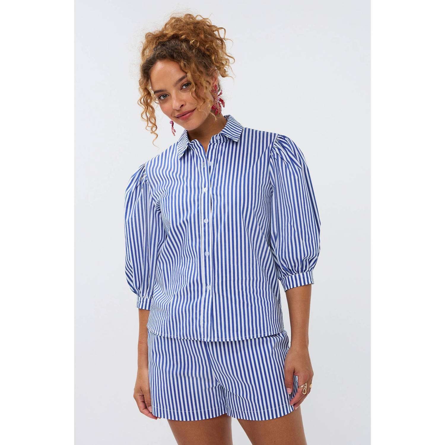 Ydence blouse blauw