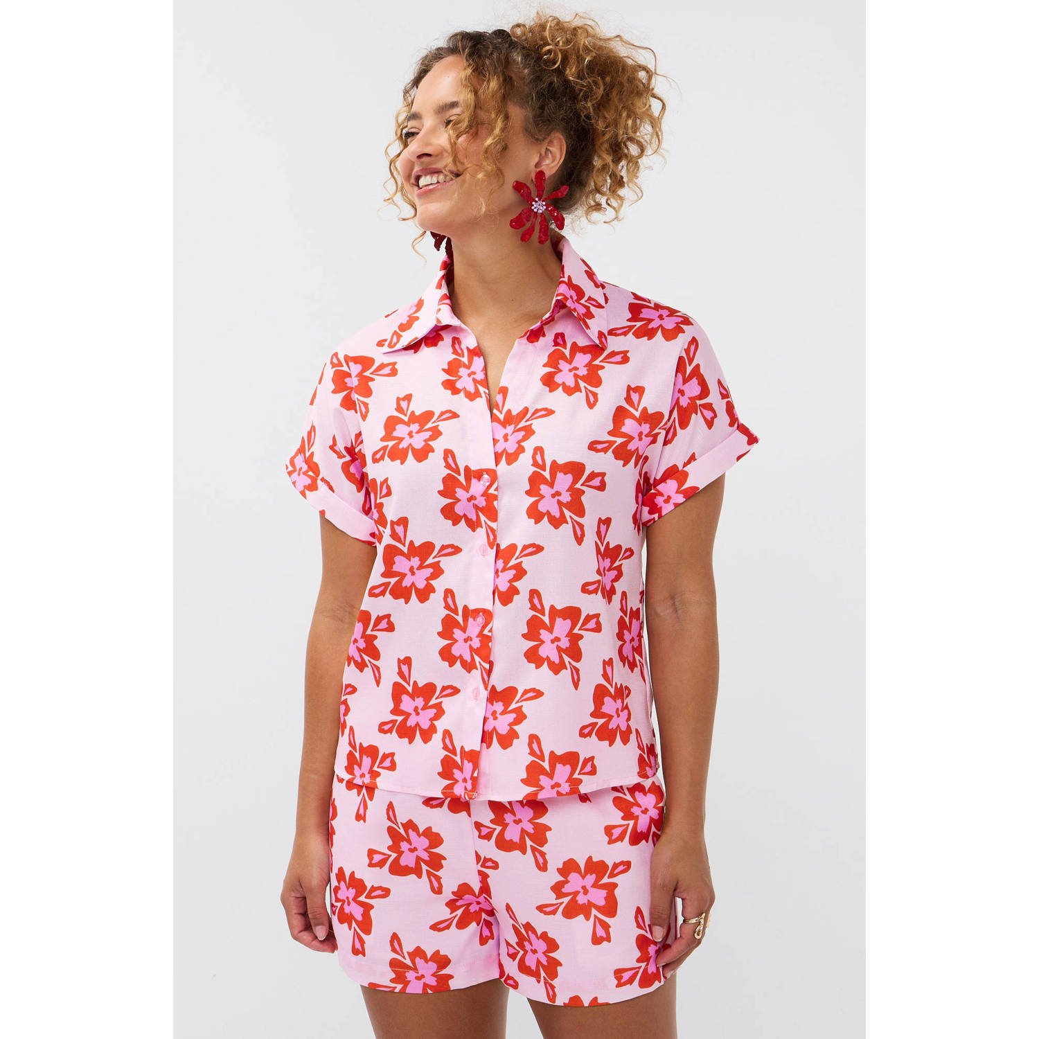 Ydence blouse roze