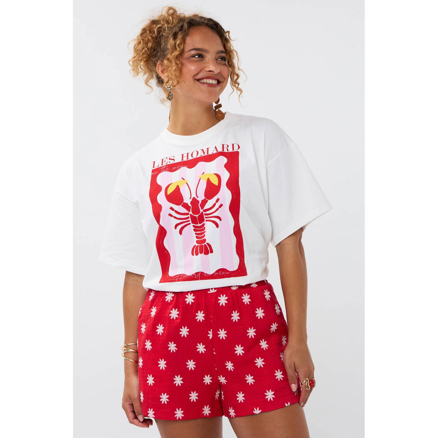 Ydence T-shirt wit