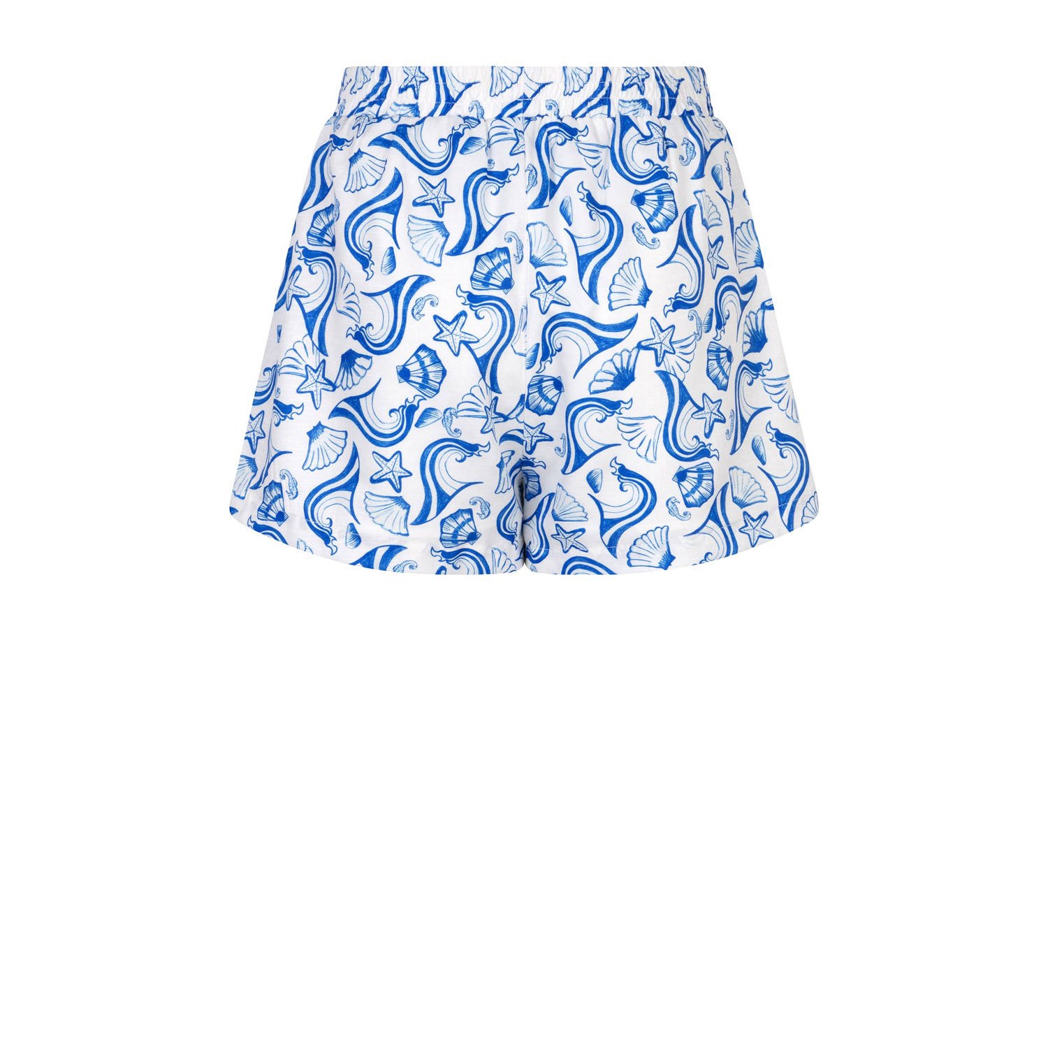 Ydence straight high waist casual short blauw