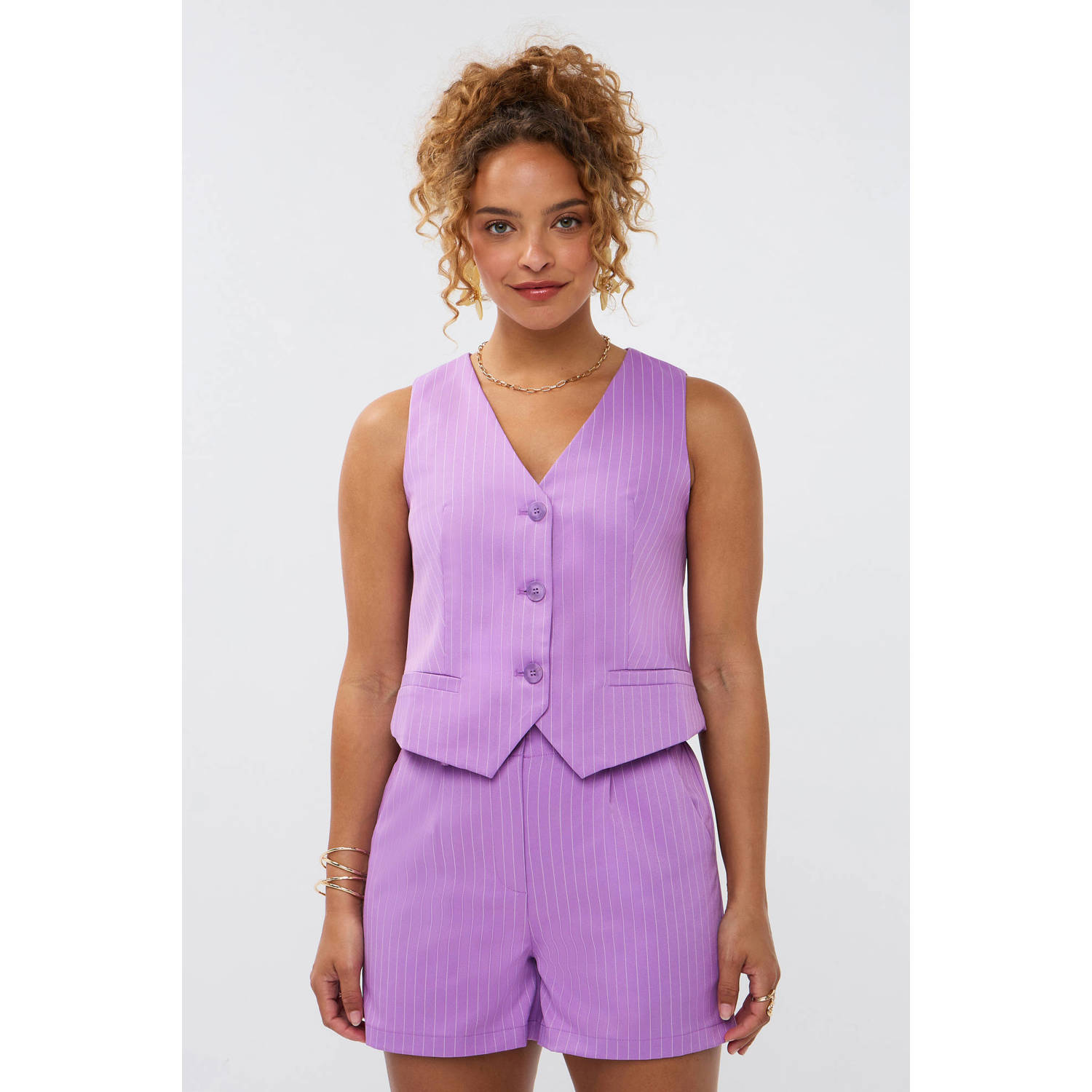 Ydence gilet lila