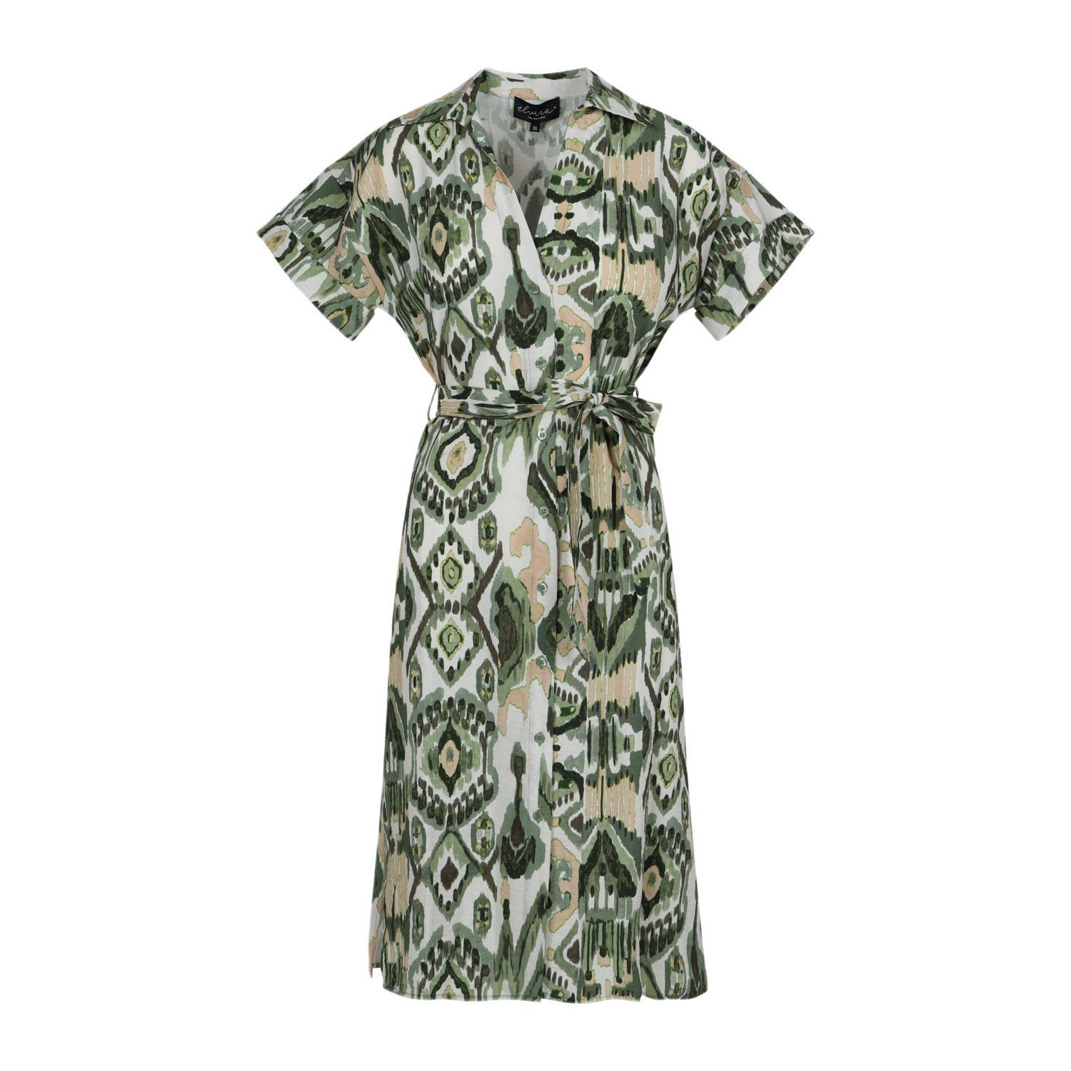 Elvira Collections blousejurk groen