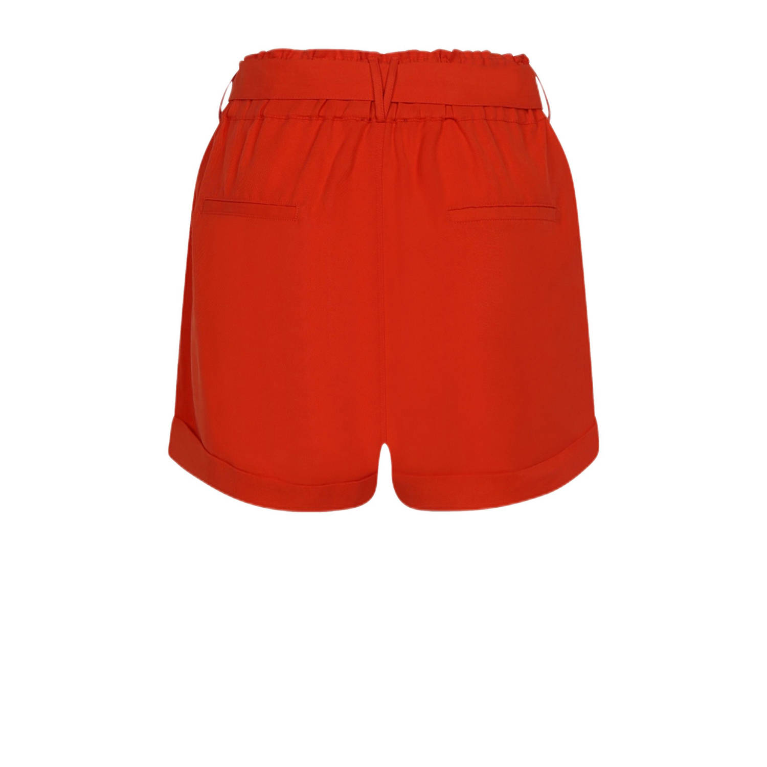 Elvira Collections straight high waist casual short rood
