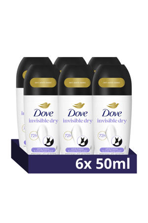 Invisible Dry Anti-Transpirant Deodorant Roller - 6 x 50 ml
