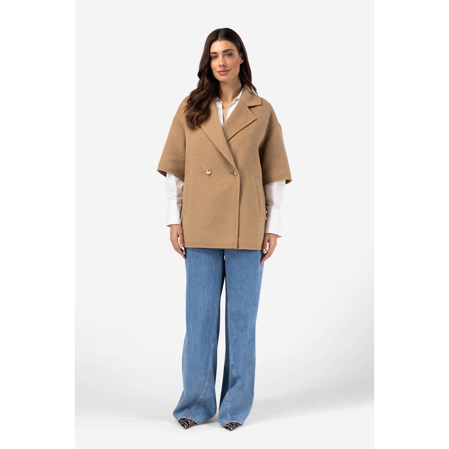 IBANA Dames Blazers Coco Jack Camel