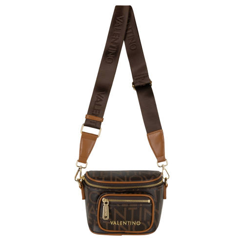 Valentino Bags crossbody tas Regina met logoprint donkerbruin afbeelding