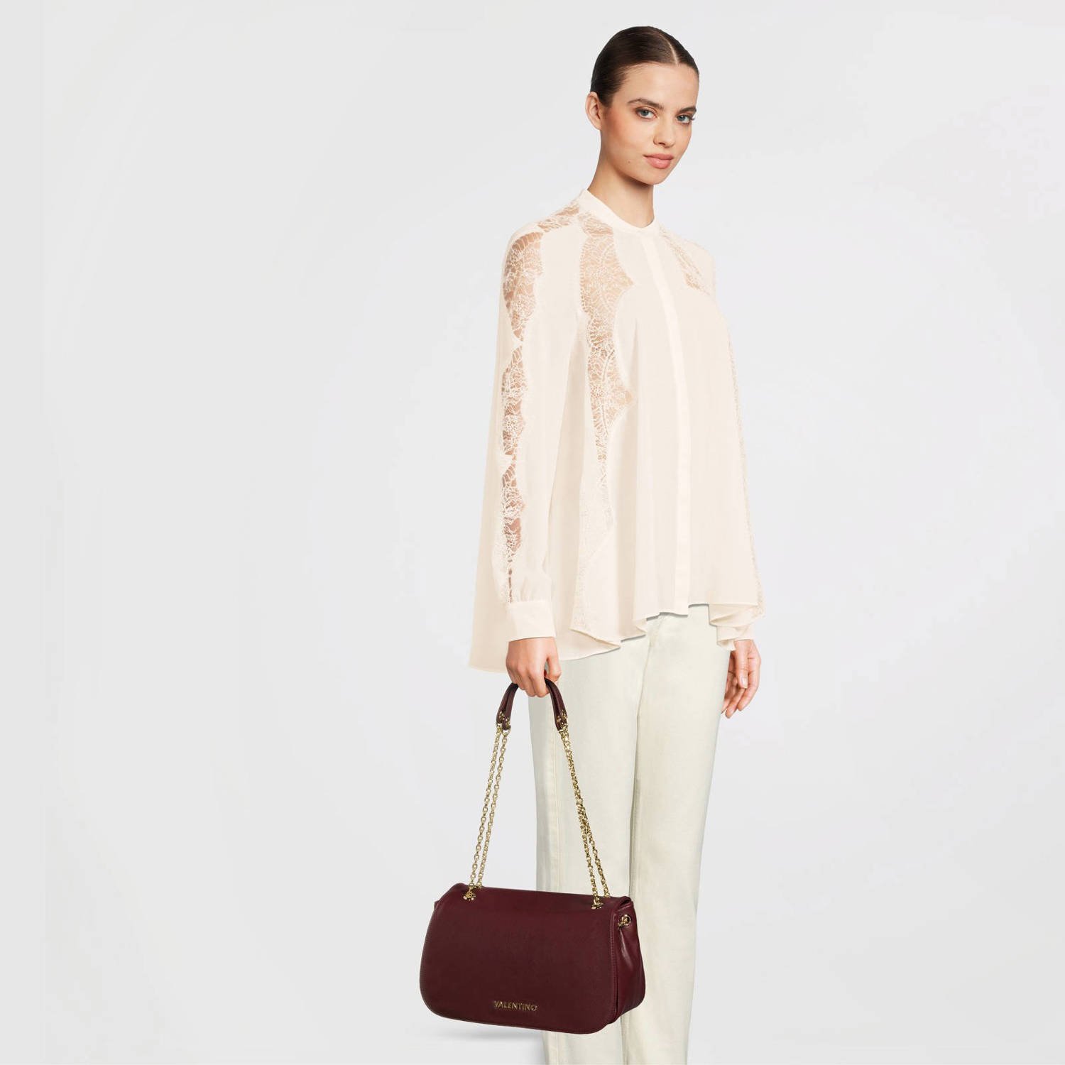 Valentino Bags schoudertas Winter Re donkerrood