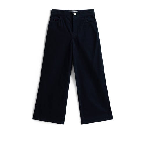 Tommy Hilfiger corduroy casual broek marine afbeelding