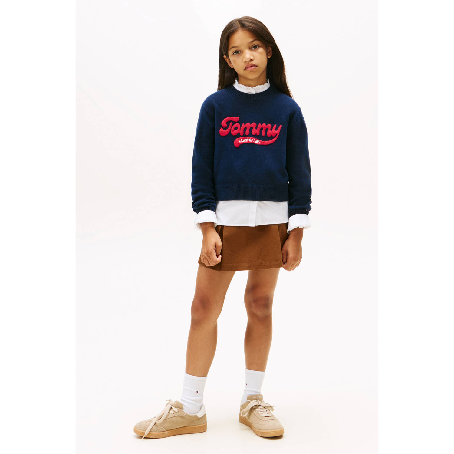 Tommy Hilfiger sweater donkerblauw gebreid