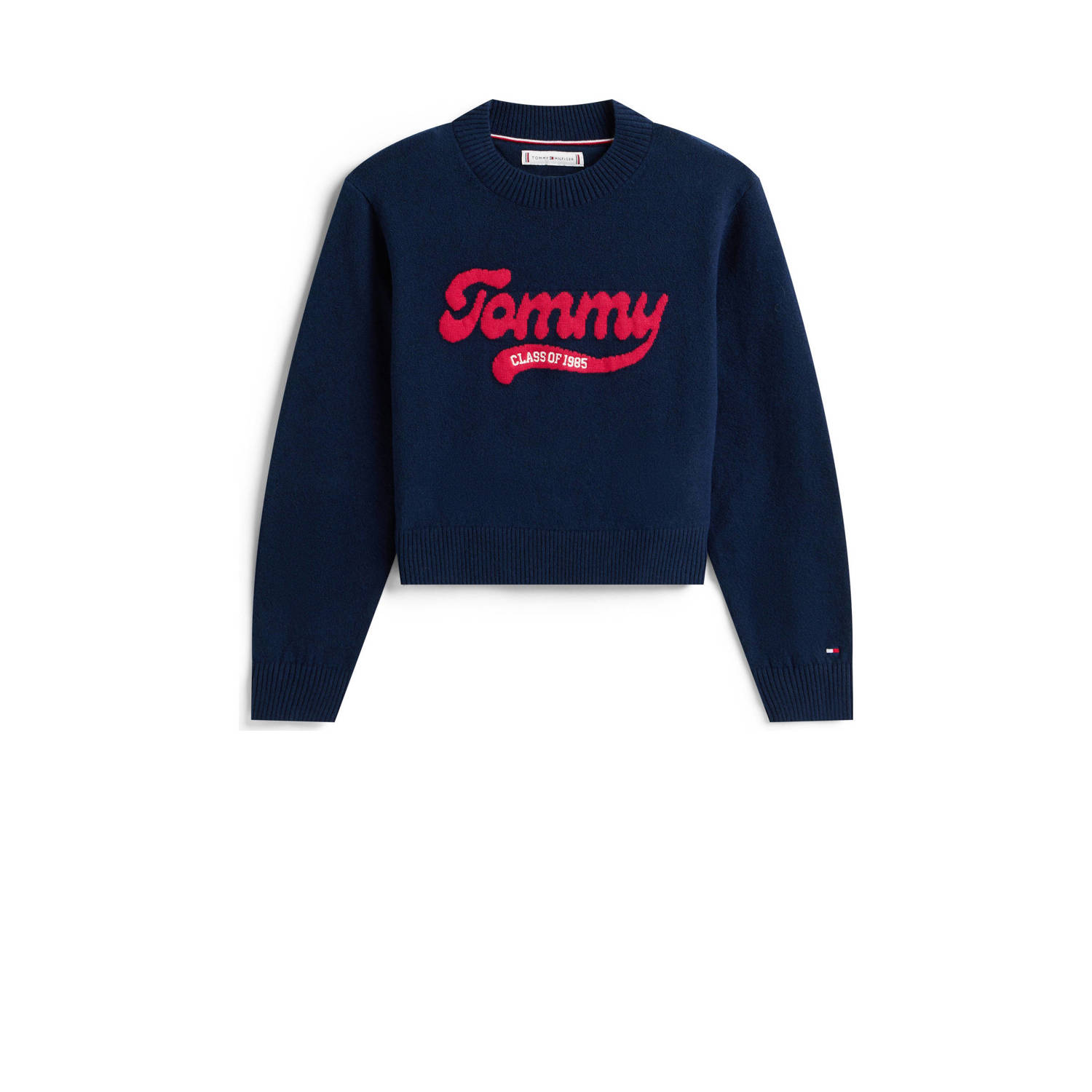 Tommy Hilfiger sweater donkerblauw gebreid
