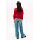 Tommy Hilfiger gebreide trui rood met kabels