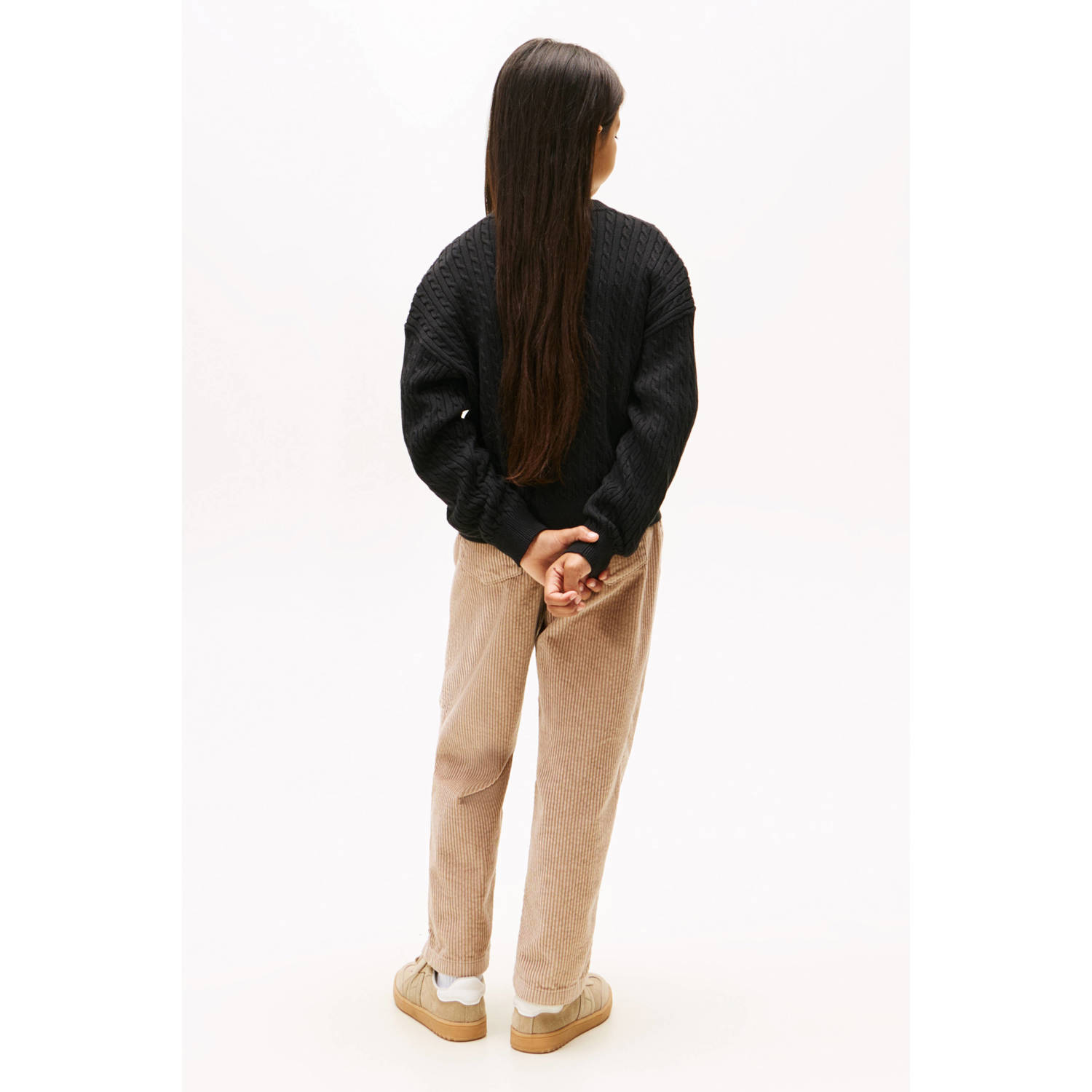 Tommy Hilfiger cardigan zwart met kabels