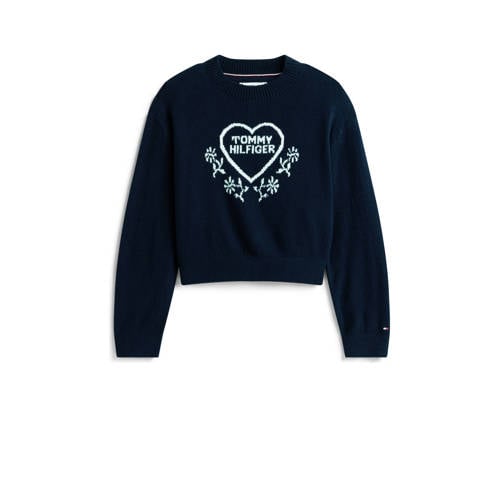 Tommy Hilfiger sweater donkerblauw afbeelding