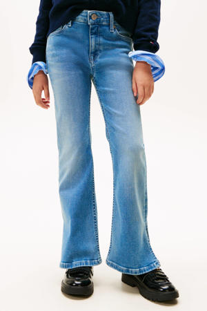 flared jeans light blue denim