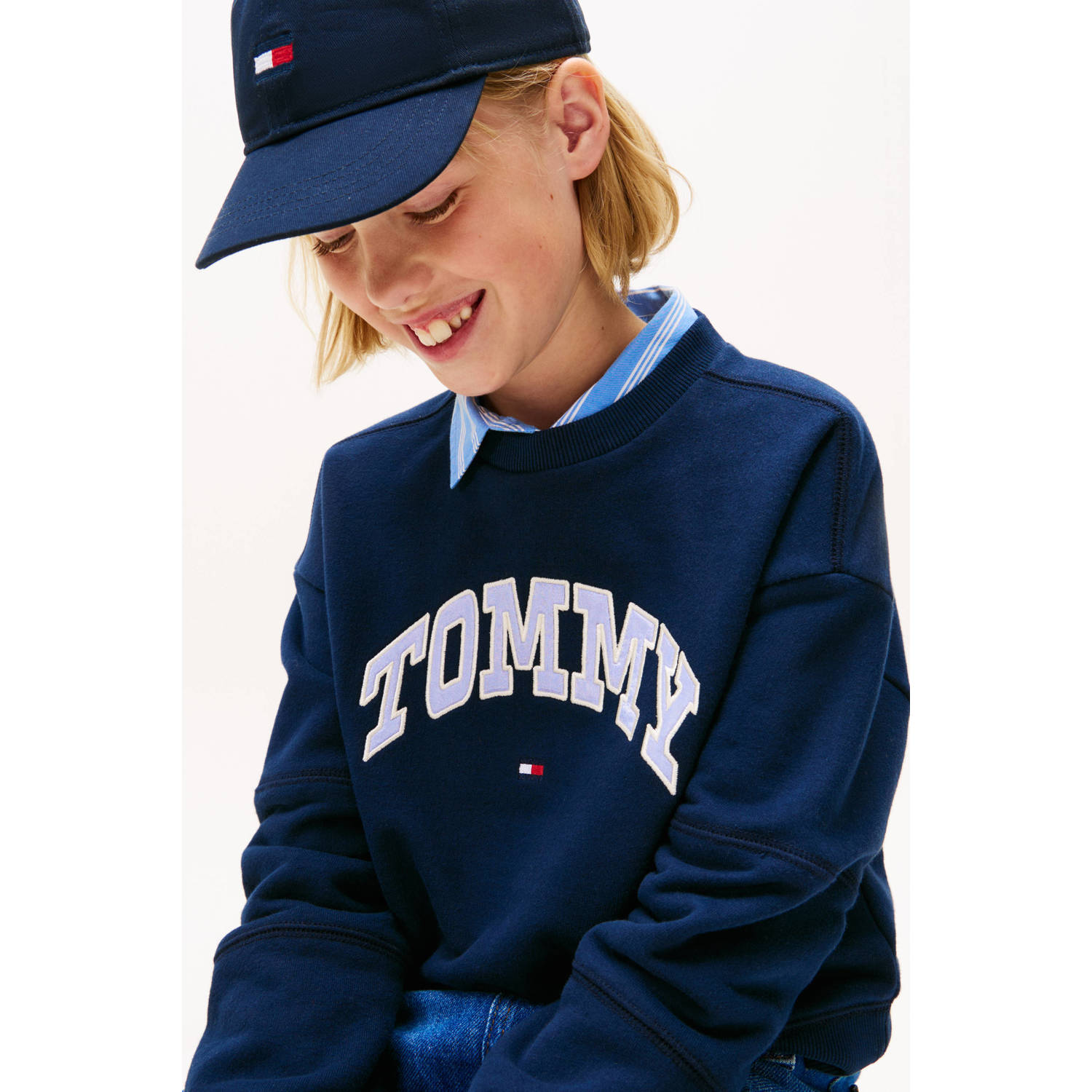 Tommy Hilfiger sweater donkerblauw