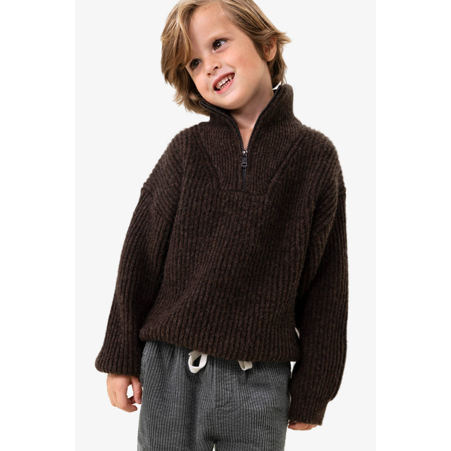 Sissy-Boy corduroy casual broek blauw