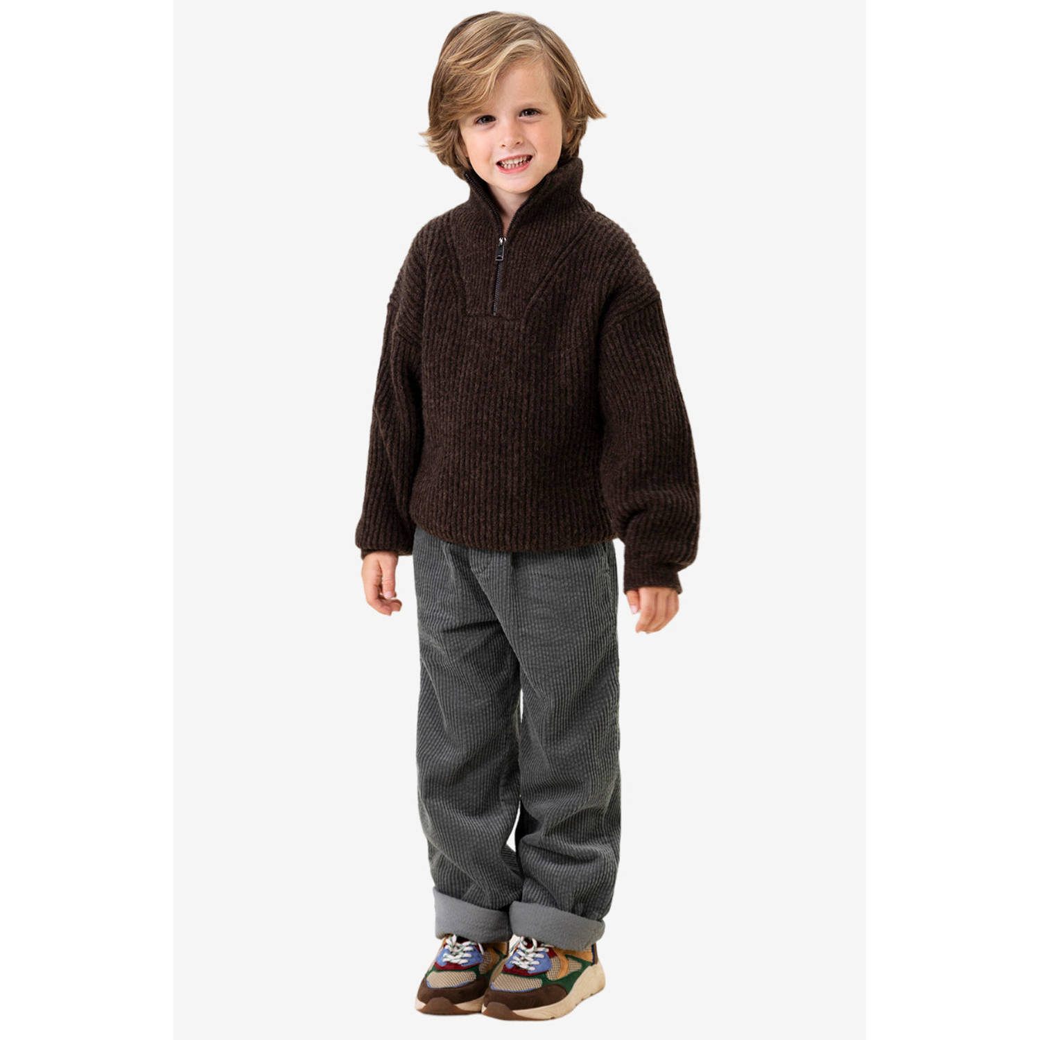 Sissy-Boy corduroy casual broek blauw