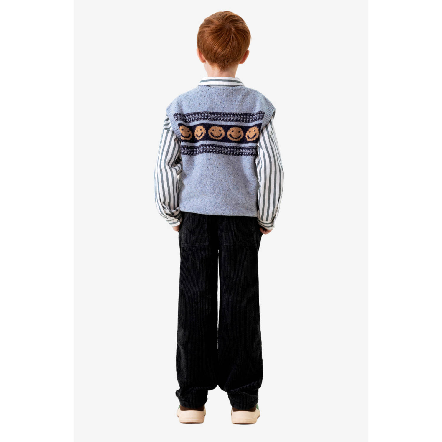 Sissy-Boy corduroy relaxed casual broek grijs