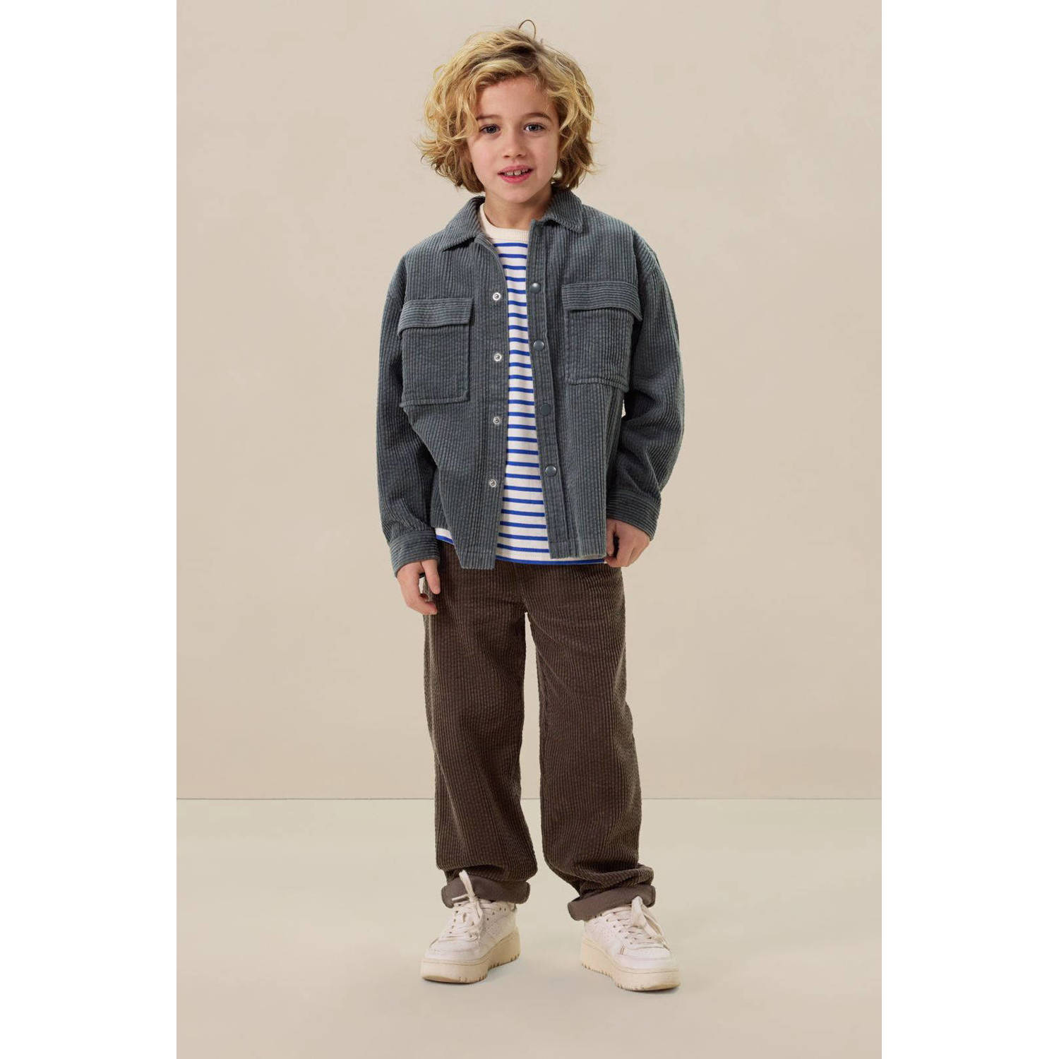 Sissy-Boy corduroy casual broek bruin