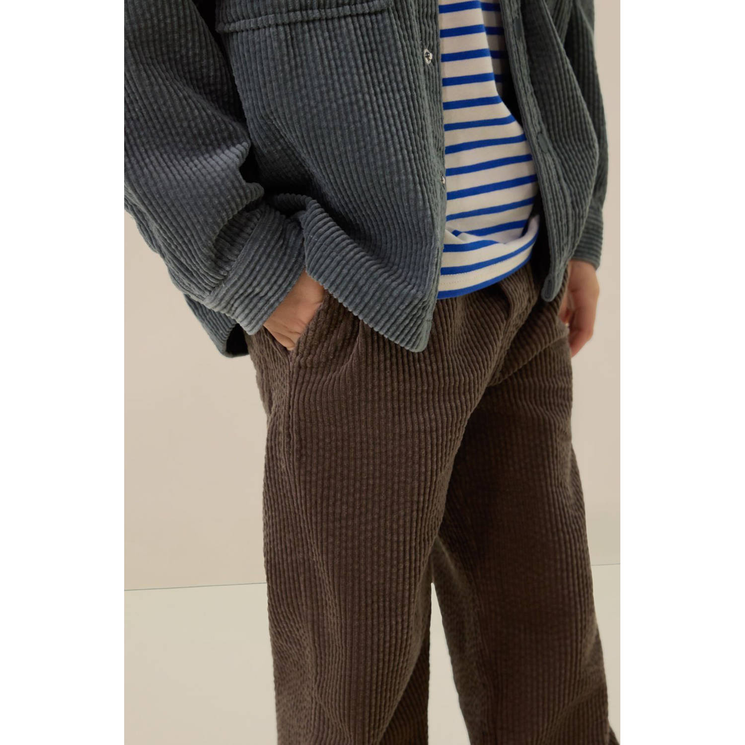 Sissy-Boy corduroy casual broek bruin