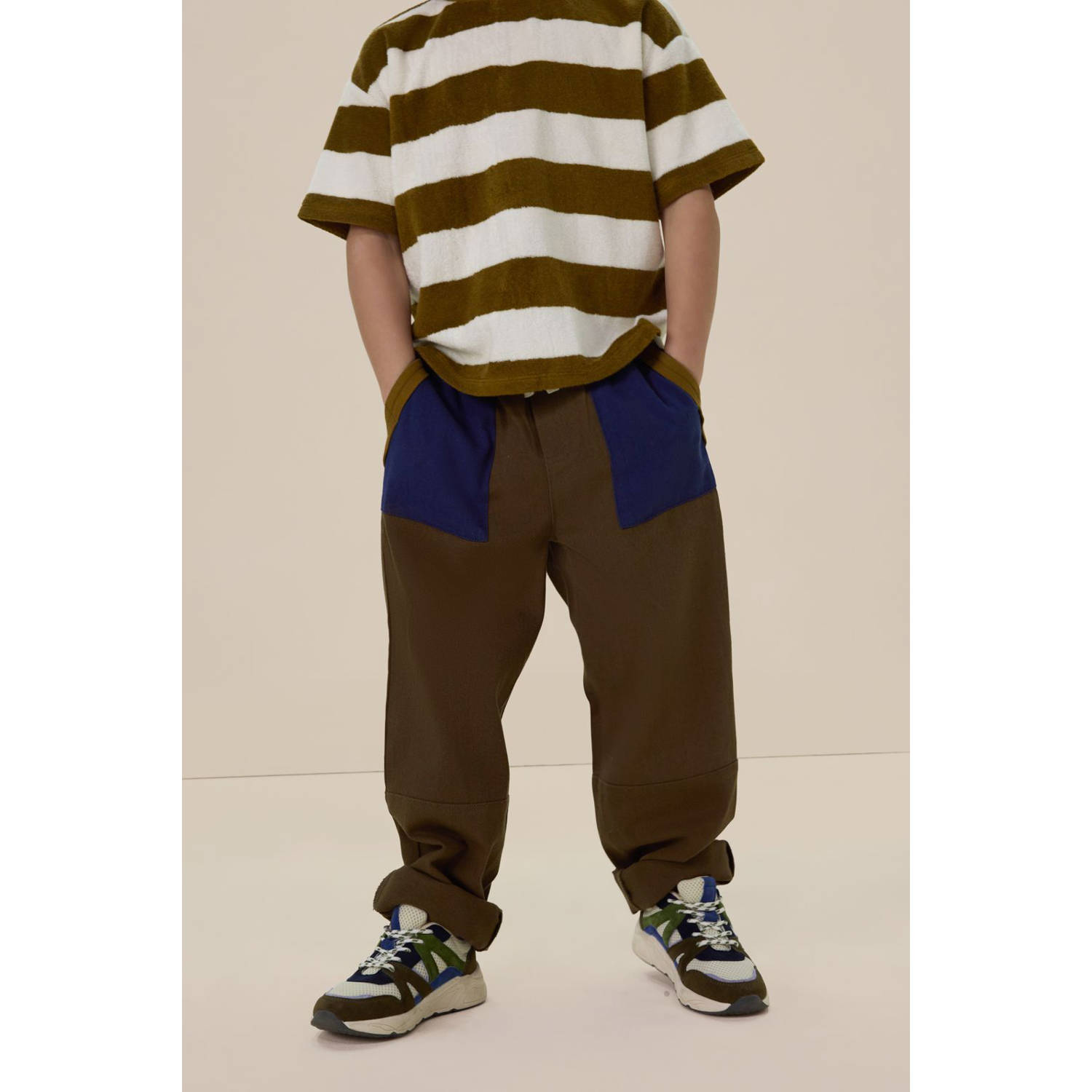 Sissy-Boy relaxed casual broek donkergroen