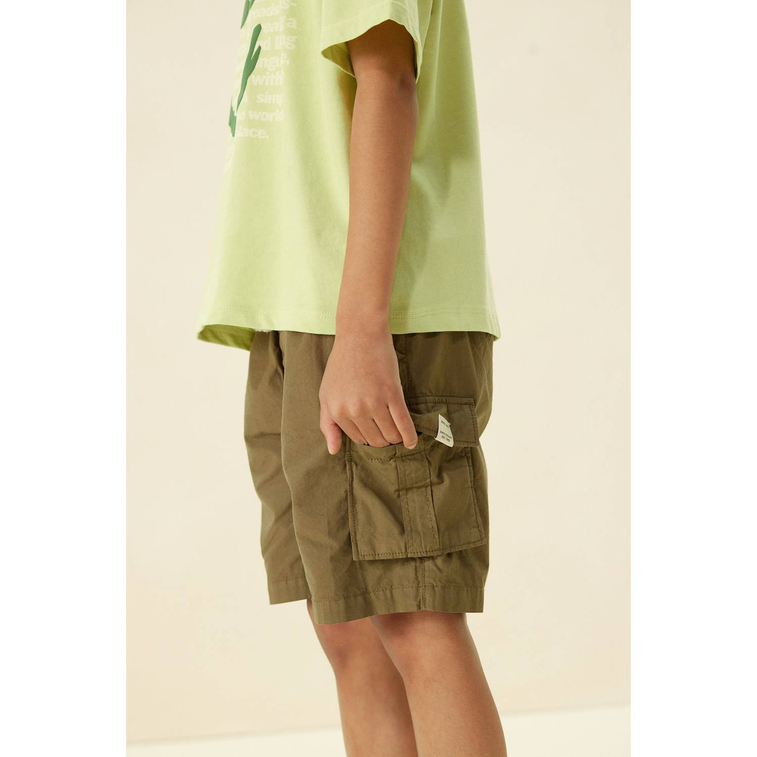 Sissy-Boy cargo short donkergroen
