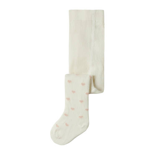 LIL' ATELIER BABY maillot met hartjesprint ecru/roze afbeelding