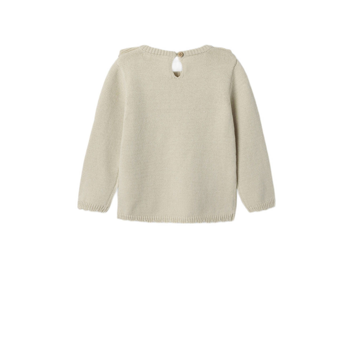 LIL' ATELIER MINI trui beige fijn gebreid