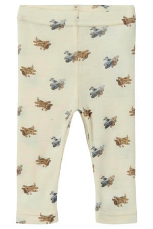 wollen legging ecru