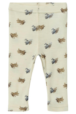wollen legging ecru