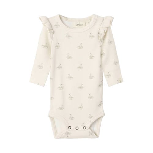 LIL' ATELIER BABY romper offwhite afbeelding