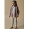 LIL' ATELIER MINI aansluitend longsleeve met ruches en print - ecru