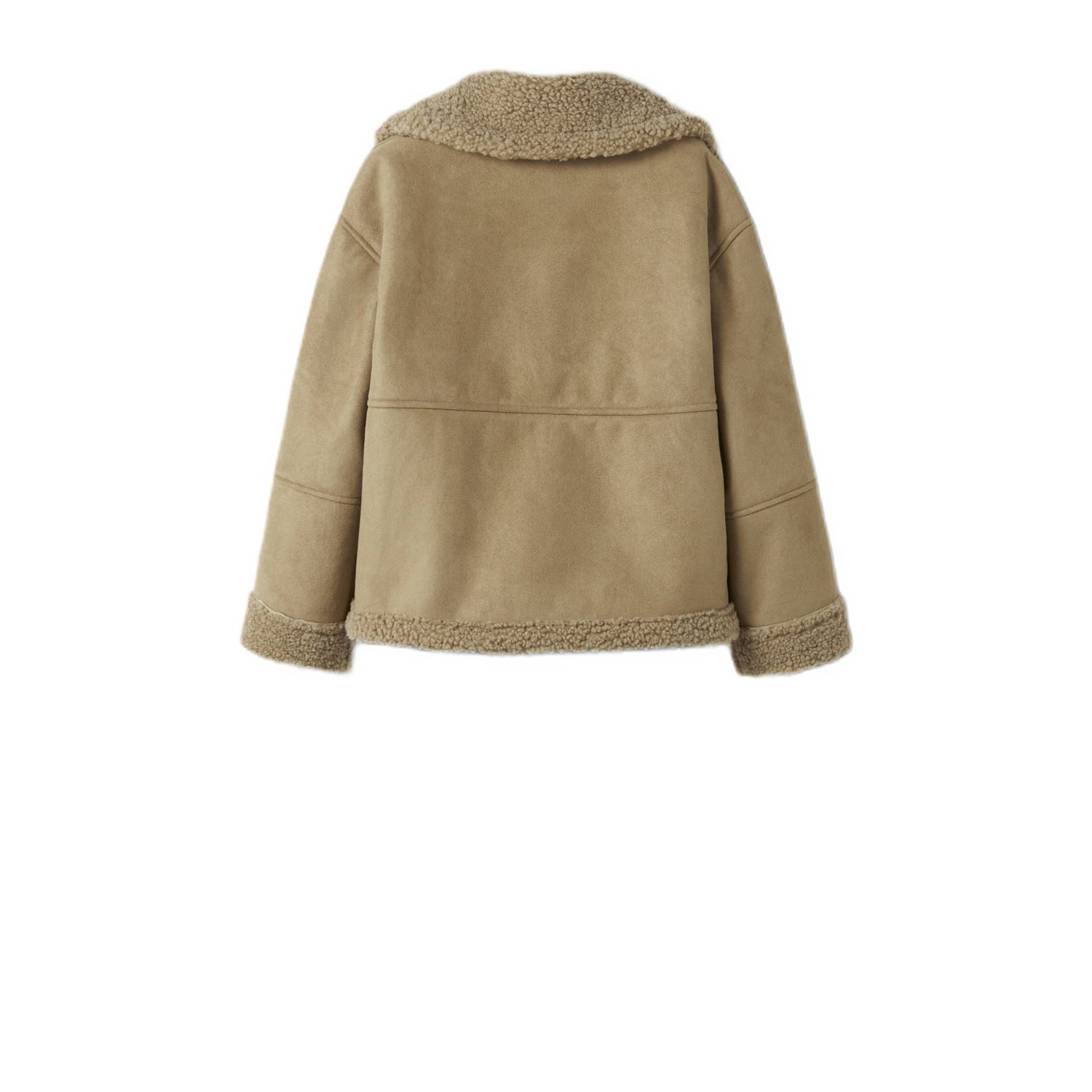 LIL' ATELIER MINI lammy coat bruin