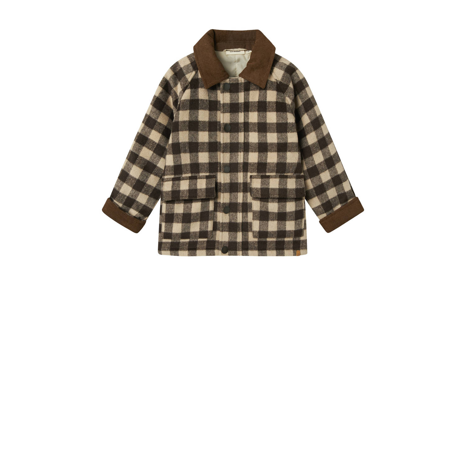 LIL' ATELIER MINI winterjas bruin