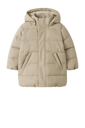 winterjas beige