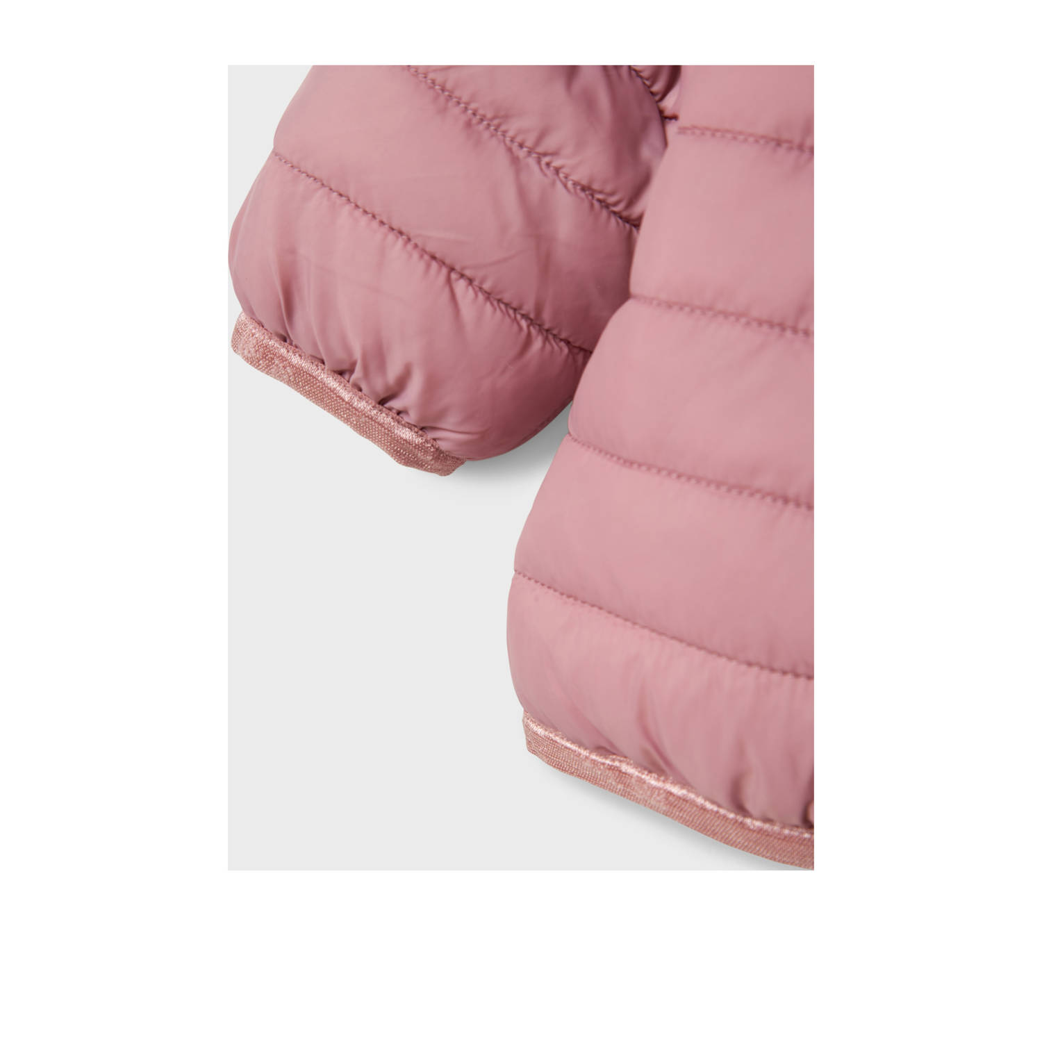 NAME IT BABY gewatteerde jas roze