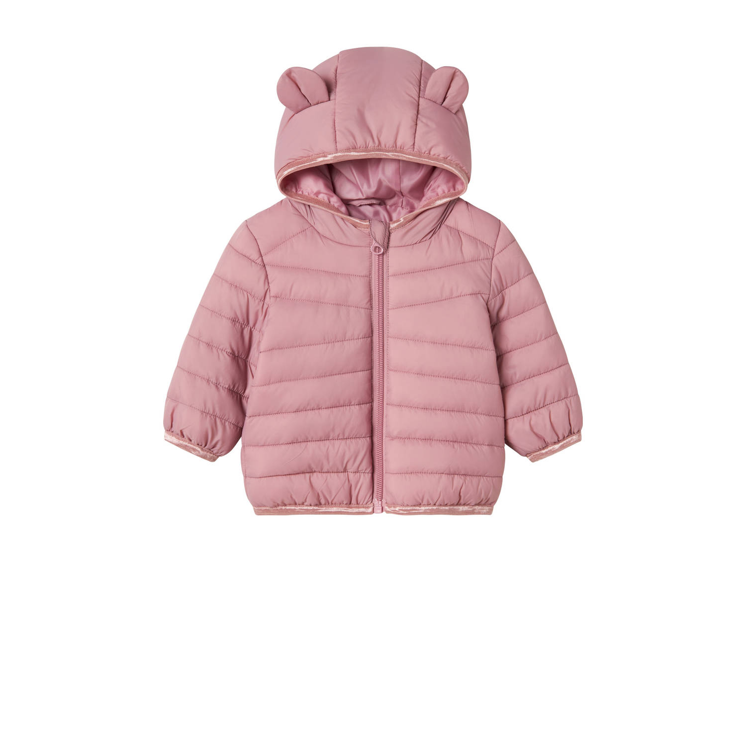 NAME IT BABY gewatteerde jas roze
