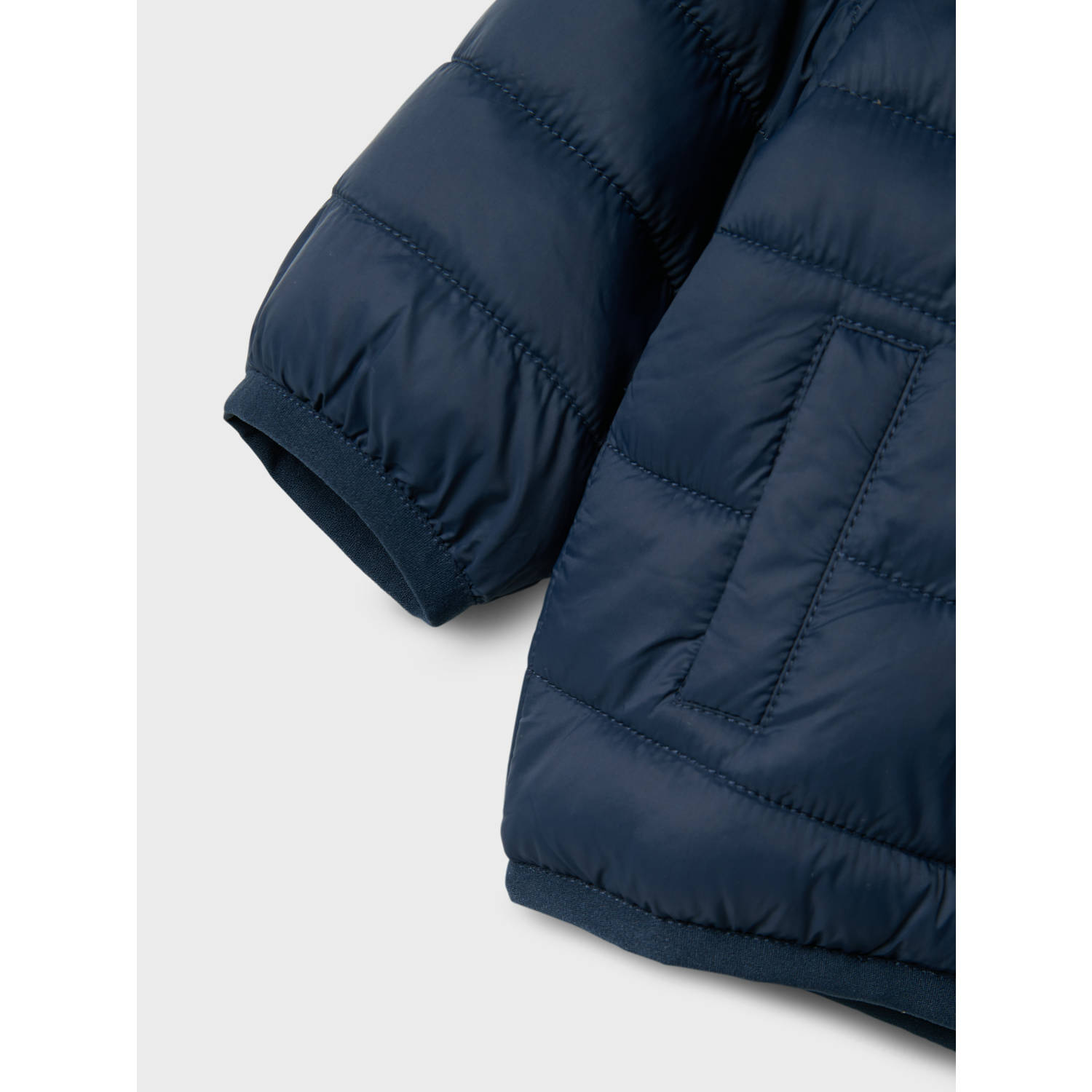 NAME IT BABY gewatteerde jas donkerblauw