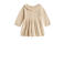 Tommy Hilfiger korte jurk met kabels beige