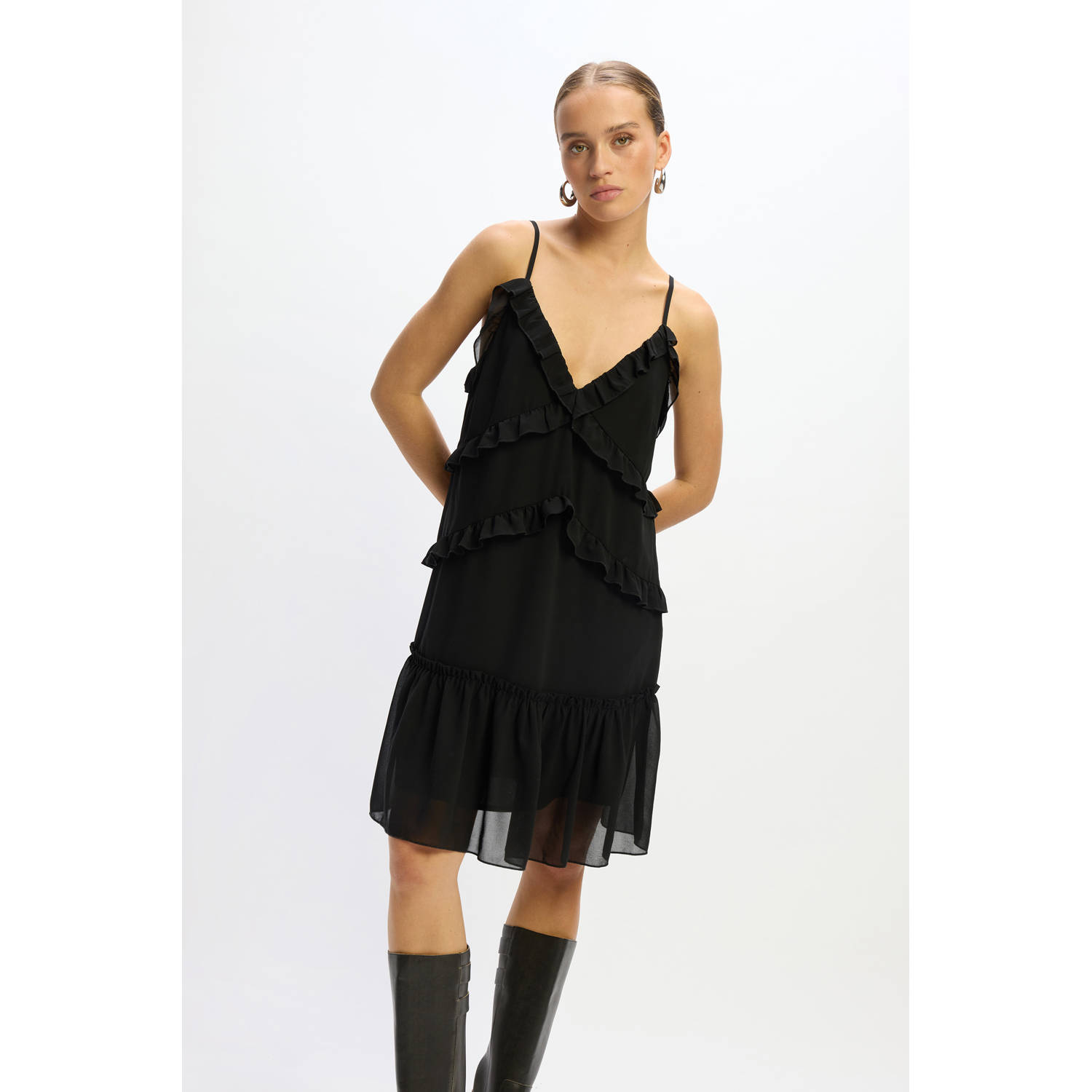 Refined Department jurk zwart