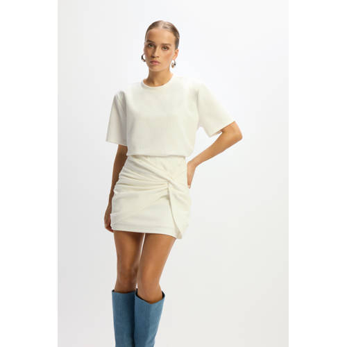 Refined Department korte rok ecru afbeelding