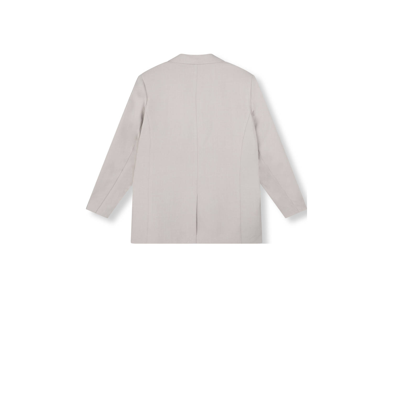 Refined Department oversized blazer lichtgrijs met pailletten