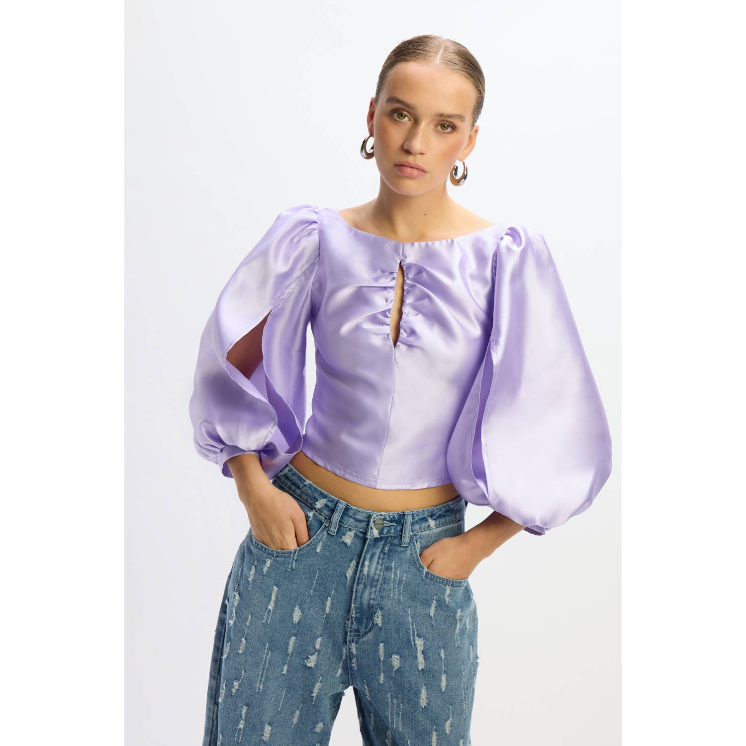 Refined Department top paars