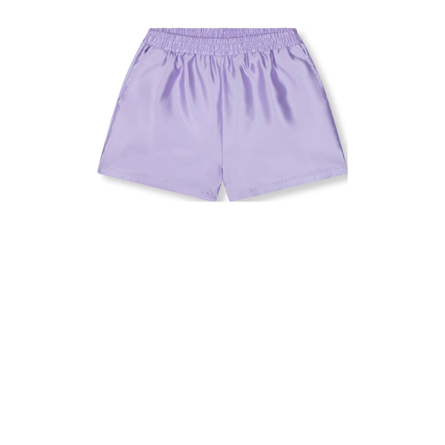 Refined Department wide leg regular waist casual short paars