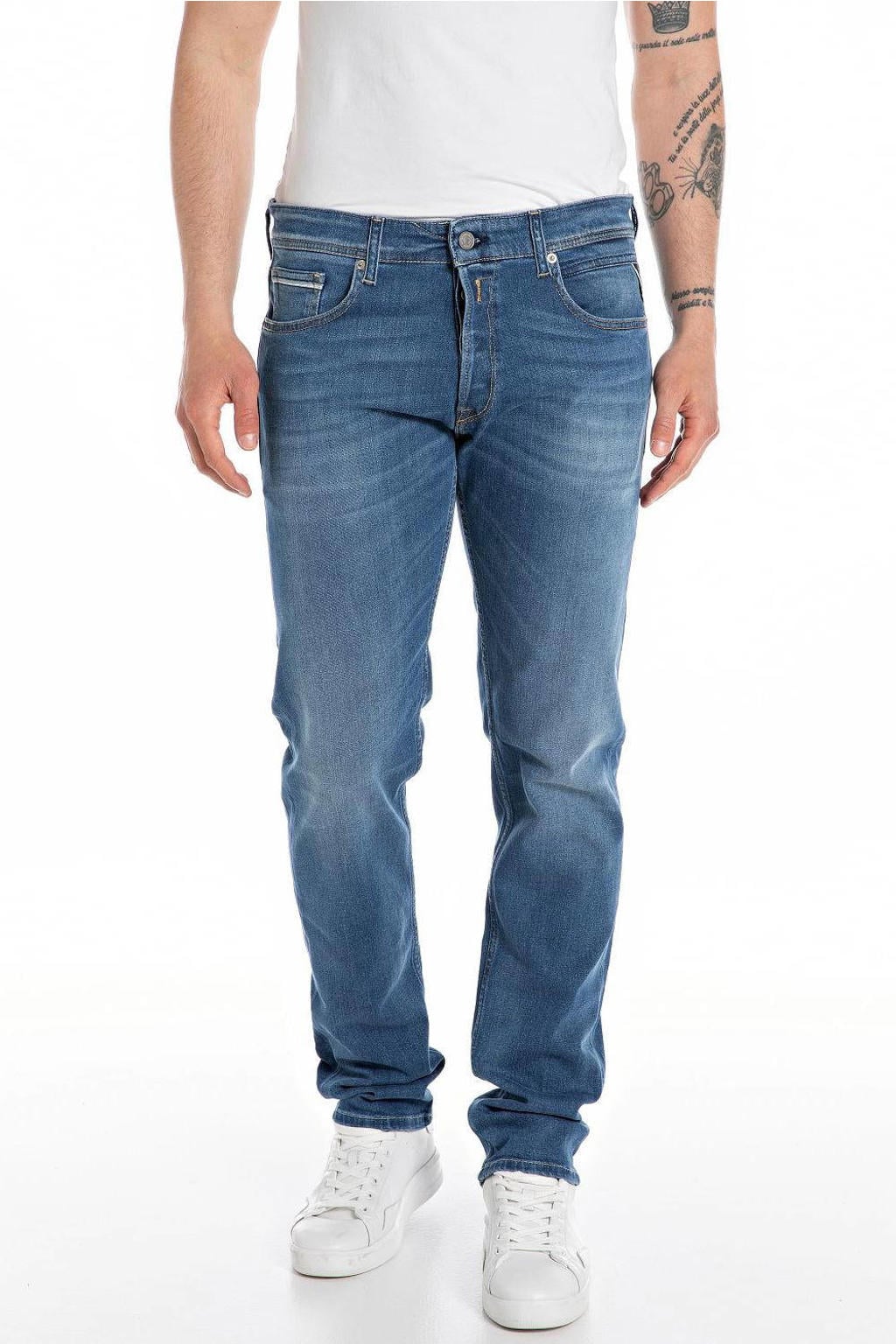 REPLAY GROVER straight leg jeans medium blue