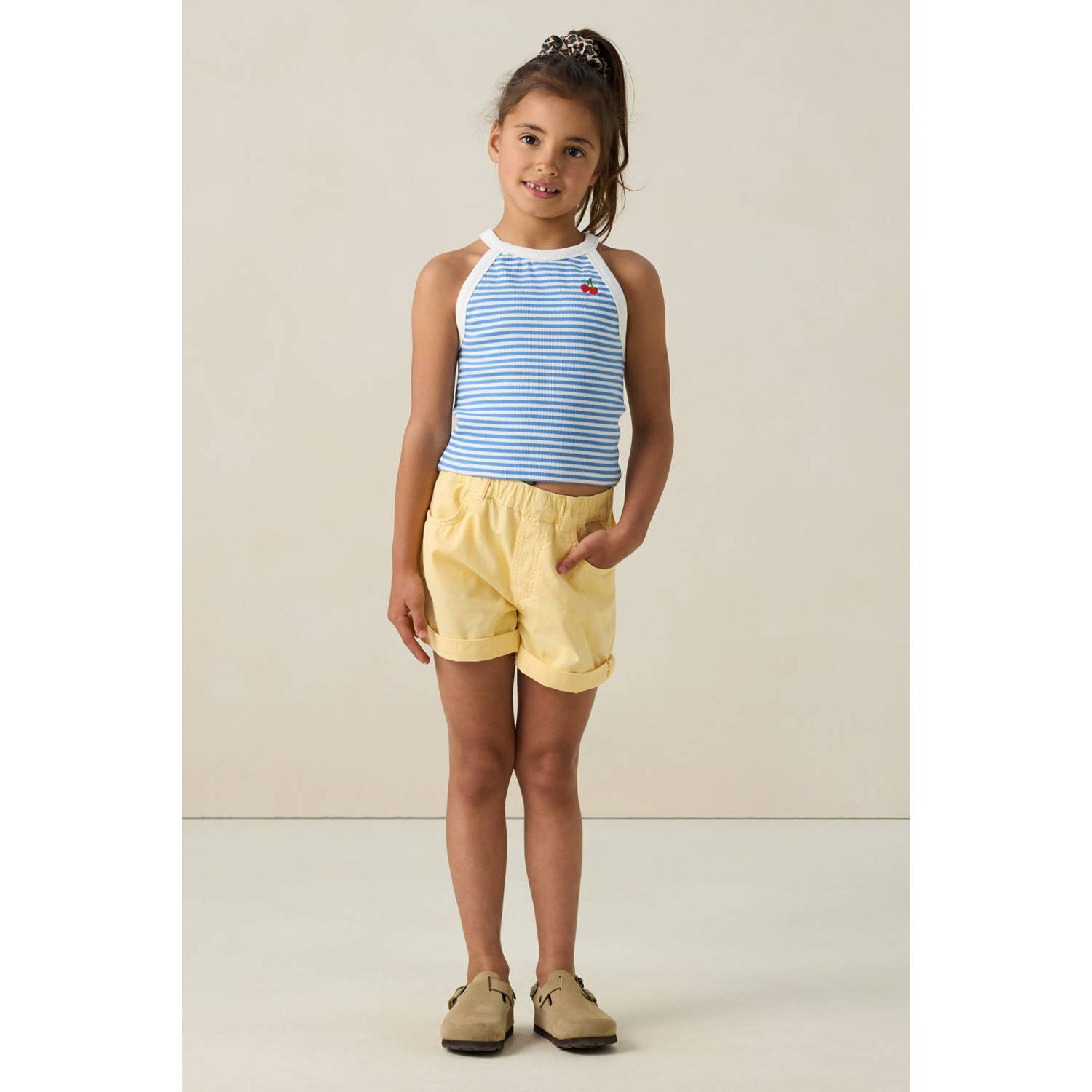 Sissy-Boy casual short lichtgeel
